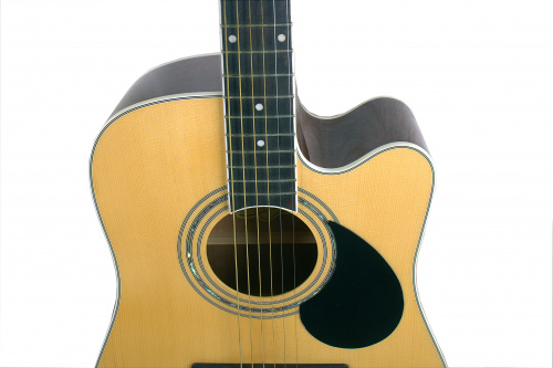 GREG BENNETT GD100SC/N акустическая гитара с вырезом, дредноут, цвет натуральный фото 2