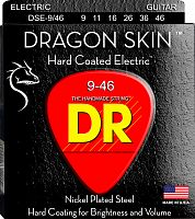 DR DSE-9/46 серия Gragon Skin для электрогитары с покрытием К3, Clear Coated,Light to Medium(9-46)