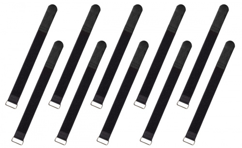 Rockboard CABLE TIES 400 B липучки для проводов (10 шт.), черная, large