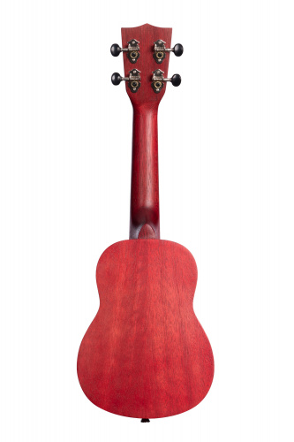 KALA KA-MRT-RED-S укулеле сопрано, корпус меранти, цвет красный фото 2
