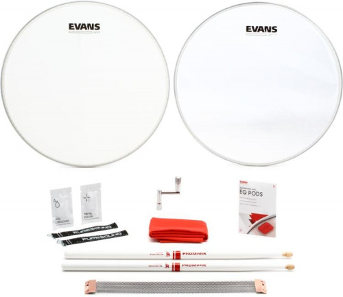 EVANS ESTUK-13UV1-1 Evans UV1 Snare Tune Up Kit, 13 inch набор: верхний и нижний пластик для малого барабана 13', подструнник, б