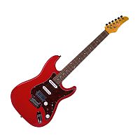 REDHILL STM300/RD эл.гитара, Stratocaster, 1V/2T/3P, S-S-H, ольха/клен+палисандр, цвет красный