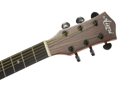 AIERSI SG02SMC-41 Акустическая гитара, топ массив ели, корпус махагони фото 4
