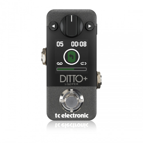 TC ELECTRONIC DITTO+ LOOPER гитарный лупер с цветным дисплеем и внутренней памятью фото 2