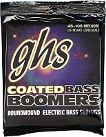 GHS M3045 PAK2 Струны для бас гитары никелированная сталь круглая обмотка (45-65-85-105) Boome