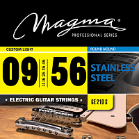 Magma Strings GE210S Струны для 7-струнной электрогитары 9-56, Серия: Stainless Steel, Калибр: 9-11-16-26-36-46-56, Обмотка: круглая, нержавеющая стал