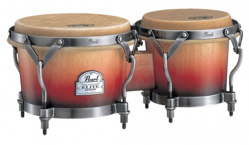 Pearl PBW-300FC/526 Elite Oak Traditional Bongo, бонго 7"/8,5", дуб, цвет Crimson Sunrise