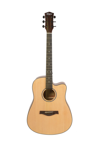 AIERSI SG02SMC-41 Акустическая гитара, топ массив ели, корпус махагони