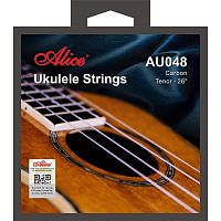 ALICE AU048 Струны для укулеле тенор, натяжение Standard, прозрачный