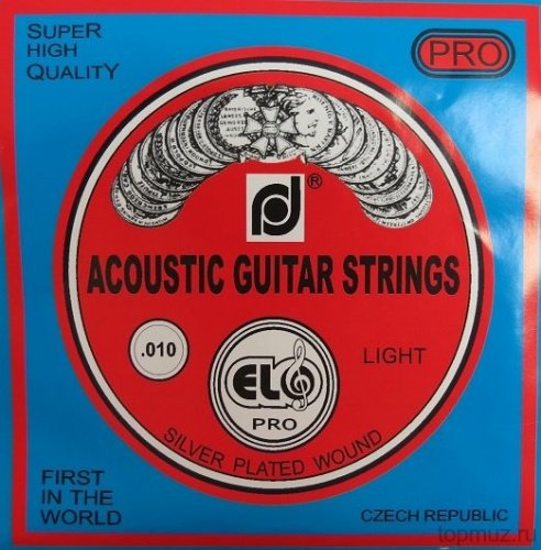 ELO Silver струны для акустической гитары (9-45) серебро