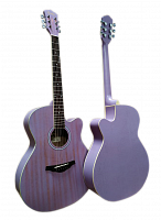 Sevillia IWC-235 MTP Гитара акустическая с вырезом. Мензура 650 мм. Цвет розовый